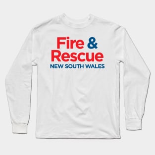 FIRE AND RESCUE NEW SOUTH WALES NSW Long Sleeve T-Shirt